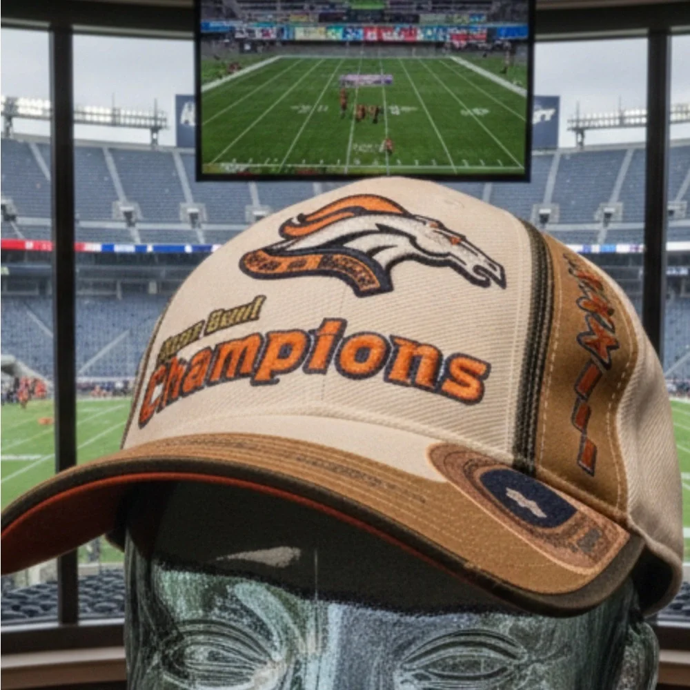 DENVER BRONCOS 1999 Super Bowl XXXIII Champions Adjustable Cap Hat NWOT